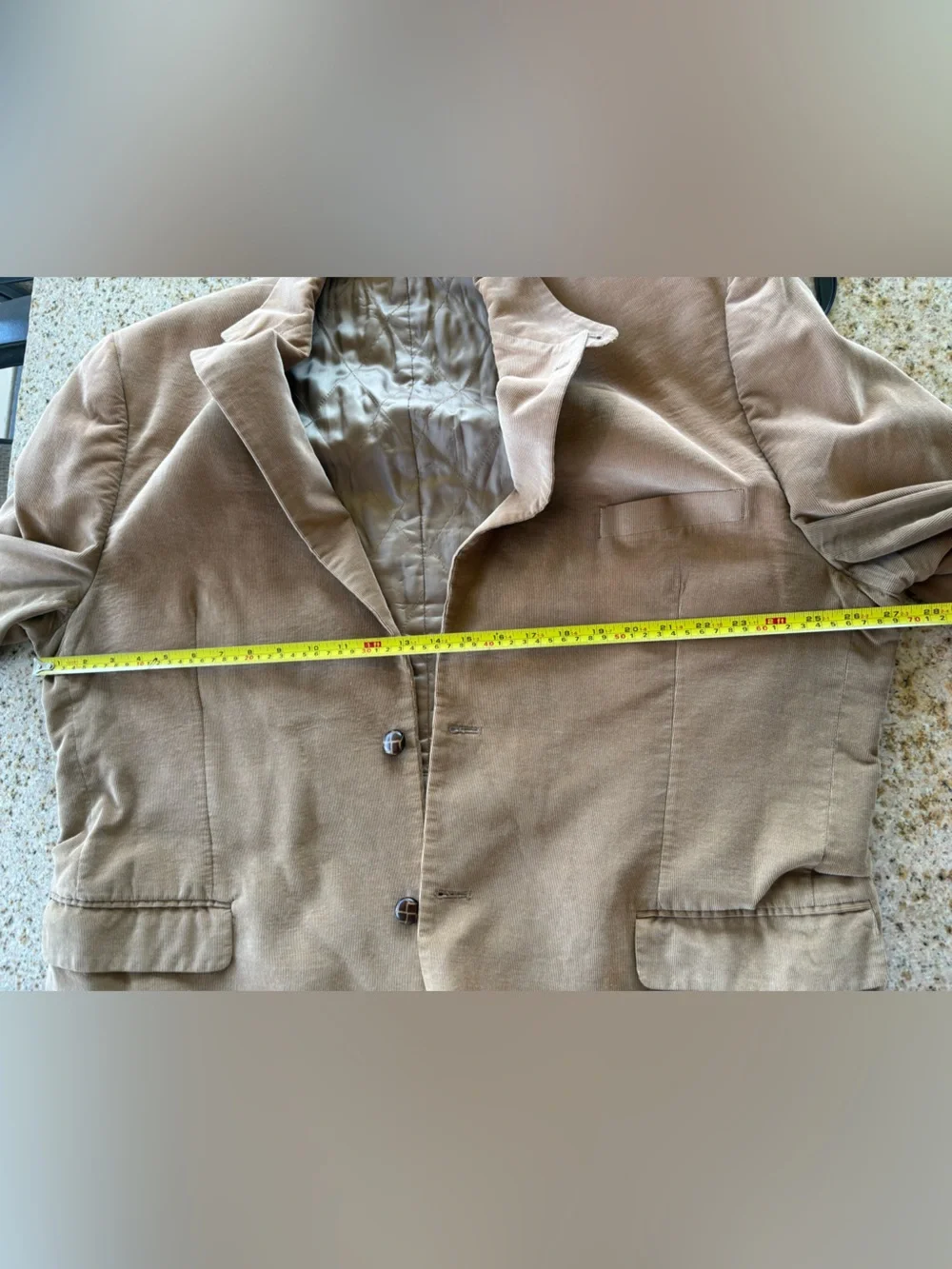 VTG Ralph Lauren green tag Men's Tan Corduroy Blazer